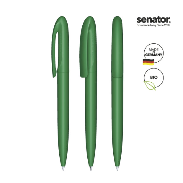 Gruener Kugelschreiber senator Made in Germany Bio-Kunststoff 