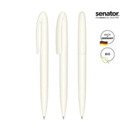 Kugelschreiber weiss mit Logo bedruckt Made in Germany biobasiert #farbe_weiss
