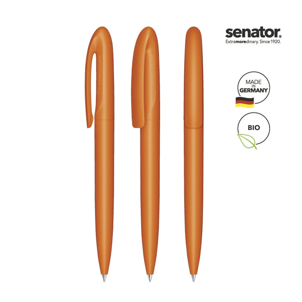 Kugelschreiber Orange aus bio-Kunststoff senator 