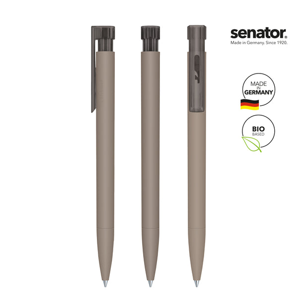 Kugelschreiber warm grey / braun von senator 