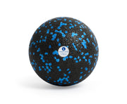 Faszienball schwarz blau mit Domog-Logo #farbe_blau