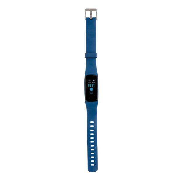 Blauer Fitness Tracker mit OLED Display 