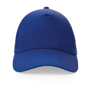 Blaue Baseball-Cap mit gebogenem Visier #farbe_blau