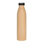 Edelstahlflasche graviert mit Logo für Unternehmen als Werbung #farbe_light-peach