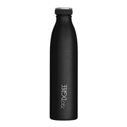 Schwarze Thermoflasche mit Logo 720DGREE graviert Werbemittel #farbe_onyx-black