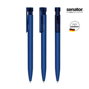 Druckkugelschreiber von Senator mit deinem Logo #farbe_dunkelblau