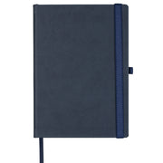 Blaues Notizbuch mit Band Hardcover Taschenbuchformat #farbe_blau