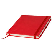 Rotes Notizbuch Quadrat kariert mit FSC-Papier #farbe_rot