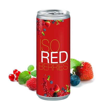 Isotonischer Drink Redberries Waldfrucht mit Logo als Werbegeschenk